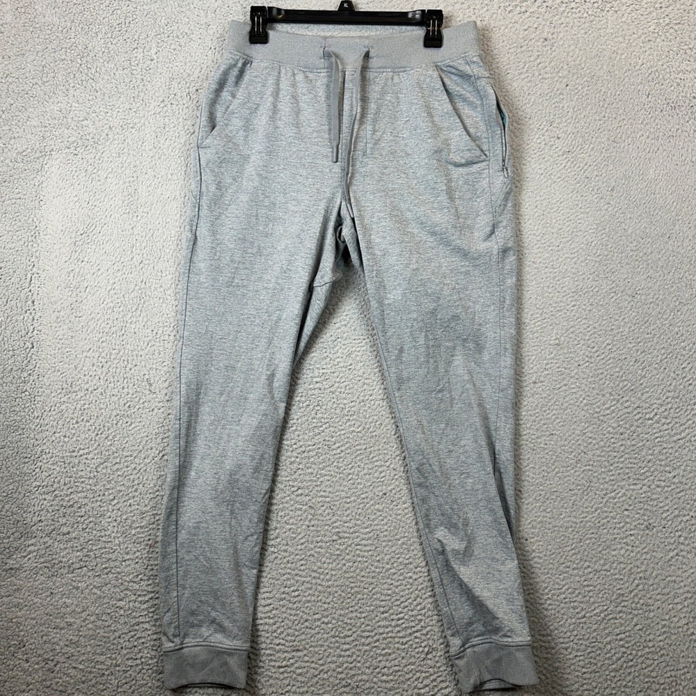 Birddogs Joggers Men Medium Performance Grey Built-in Liner Athletic Tapered EUC